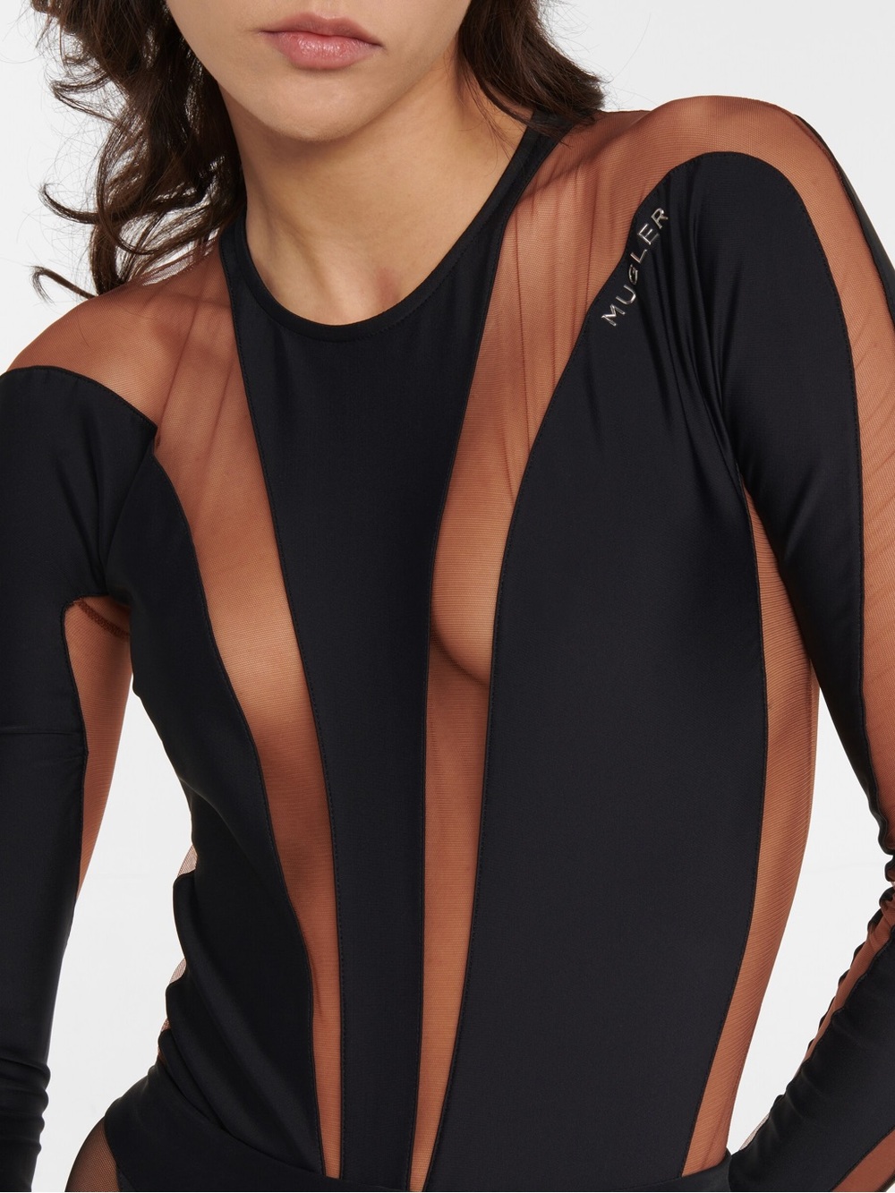 Mugler Paneled bodysuit - Picture 2 of 6